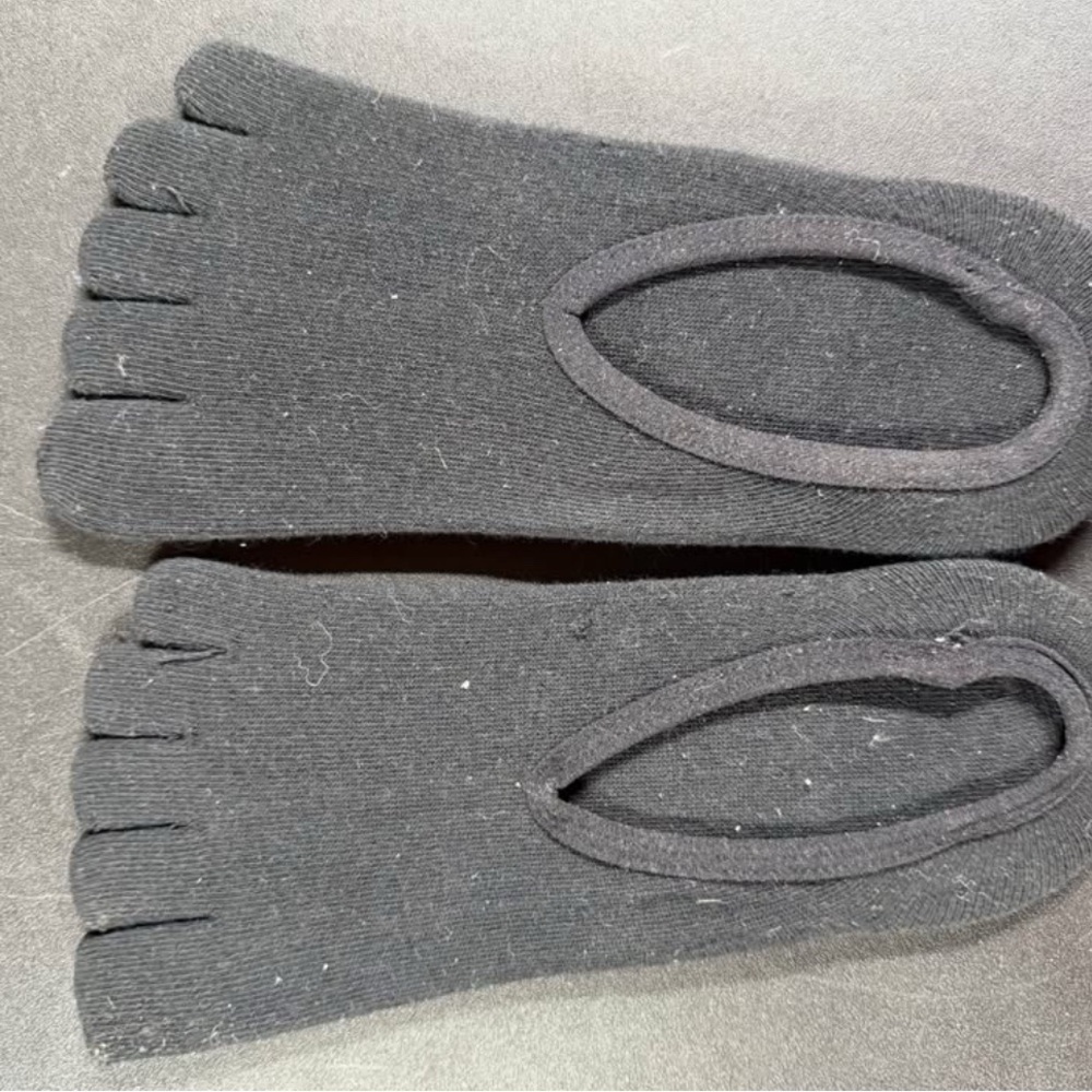 (Sale $5) Black Toe Socks 2 pair, new